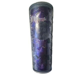 Starbucks Mermaid Scale Textured Green Teal Iridescent Tumbler 24oz Venti